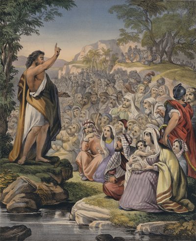 Giovanni predica nel deserto da Siegfried Detler Bendixen